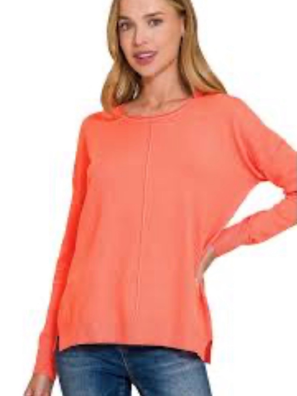 DREAMERS SOFT COTTON AND RAYON SWEATER